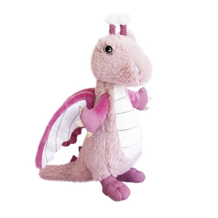 Doudou dragon, pink 30cm