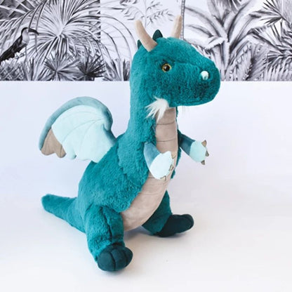 Doudou Drache,smaragdfarben 40cm