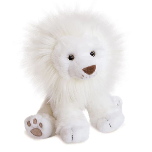 Doudou lion des neiges 28cm