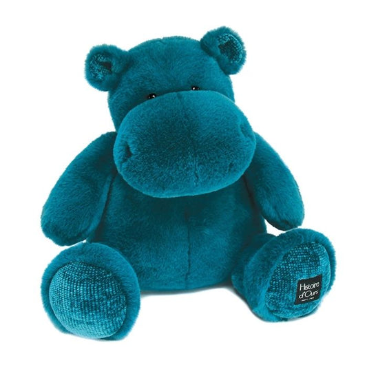 Doudou Hippo, turquoise 40cm
