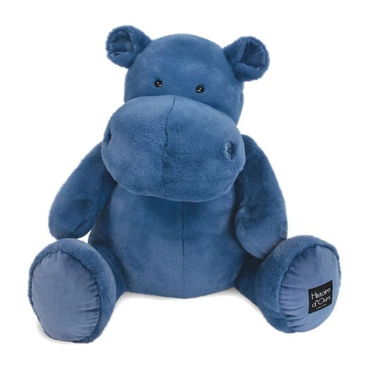 Doudou hippopotame, bleu 85cm