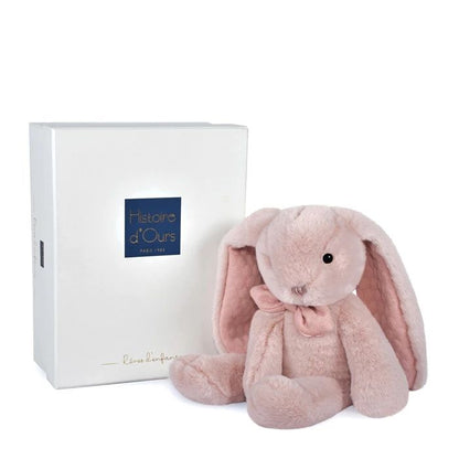 Doudou Preppy chic rabbit, pink 30cm