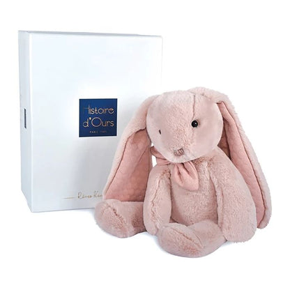 Doudou Preppy Chic lapin, rose 40cm