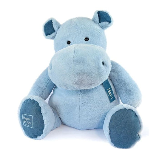 Doudou Hippo Bleu Jean 85cm