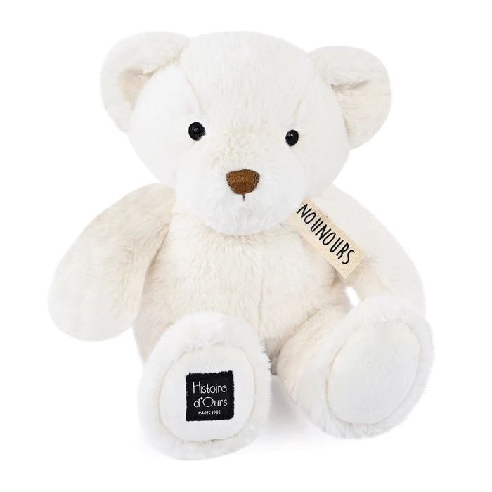 Doudou Bear Nounours, white 28cm