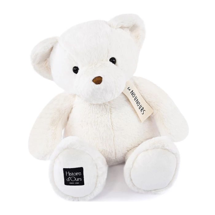 Doudou Bear Nounours, white 40cm