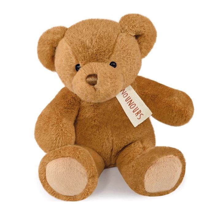 Doudou ours Nounours, noisette 28cm