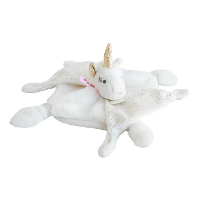 Doudou Schmusetuch Einhorn,gold 22cm