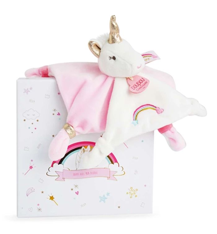 Doudou unicorn comforter 20cm