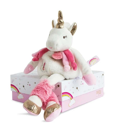 Doudou dangling unicorn, 22 cm