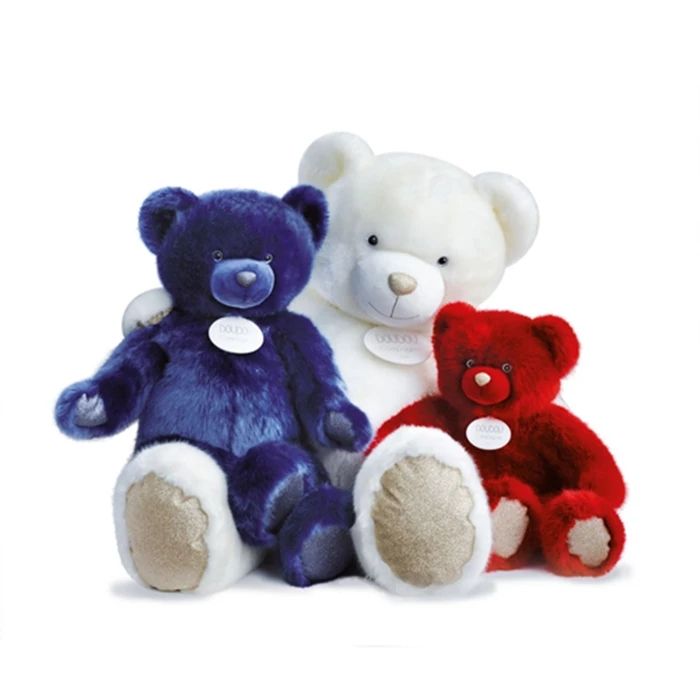 Doudou collection ours, bleu nuit 60cm