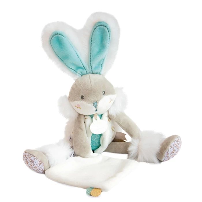 Doudou lapin avec doudou, amande