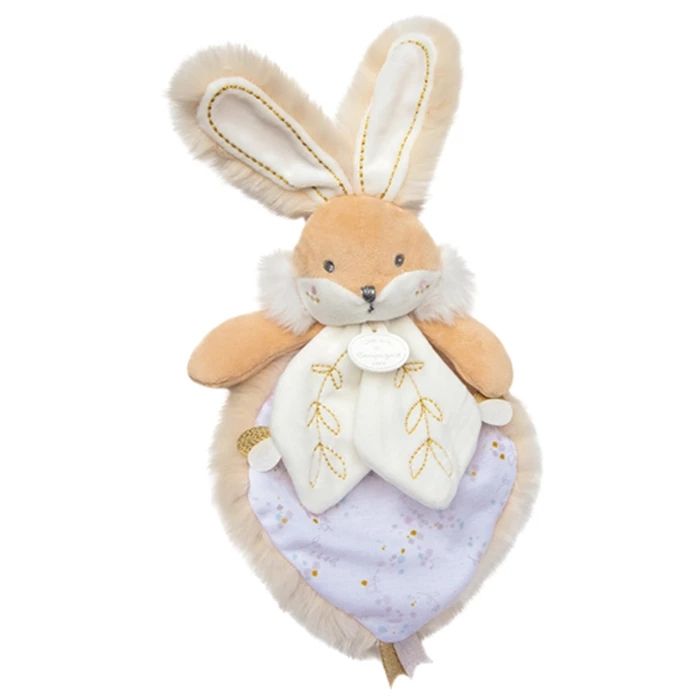 Doudou rabbit comforter, white