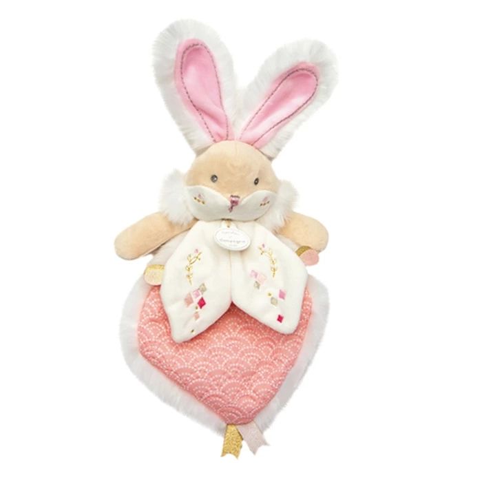 Doudou rabbit comforter, pink