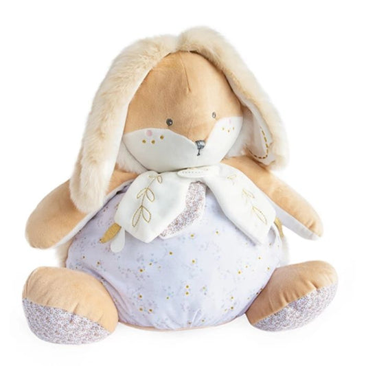 Doudou rabbit pajama bag, white