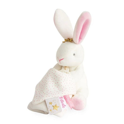 Doudou rabbit star with comforter 10cm