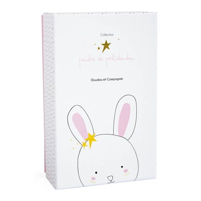 Doudou musical toy rabbit star 14cm