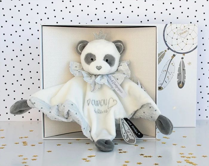 Doudou attrape rêves panda doudou 20cm