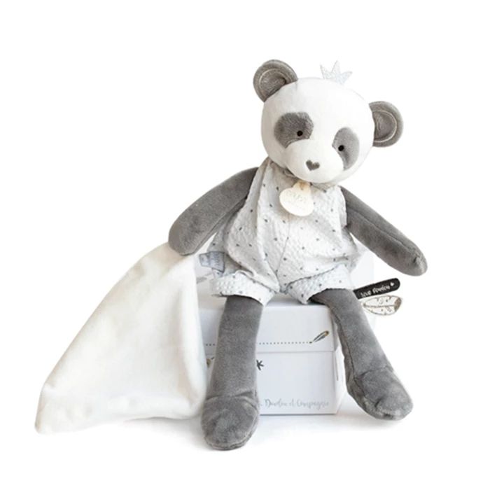 Doudou attrape rêve panda suspendu 28cm