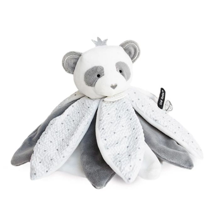 Doudou dream catcher panda comfort blanket flower 26cm