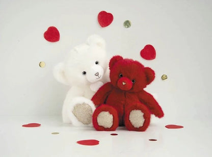 Doudou collection ours, rouge 30cm