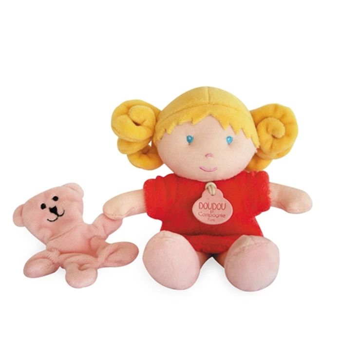 Doudou Demoiselle de Doudou, coral 21cm