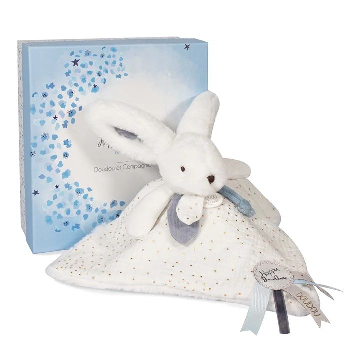 Doudou Happy Glossy doudou blanc 25cm