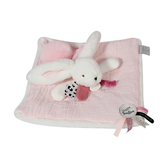 Doudou Happy Blush doudou rose 25cm