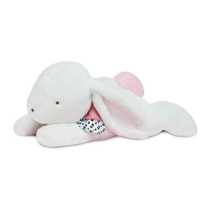 Doudou Happy Blush, lapin rose 80cm