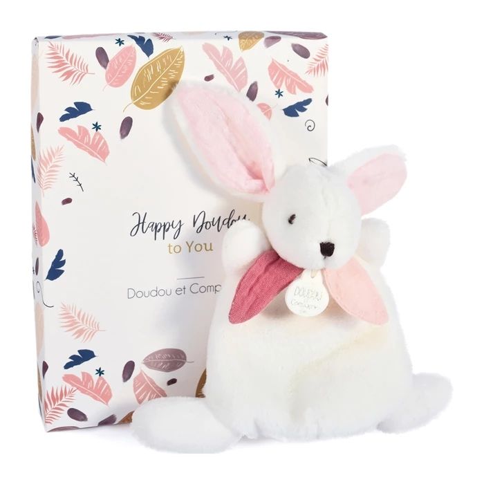 Doudou Happy Boho Hase Schmusetuch 17cm