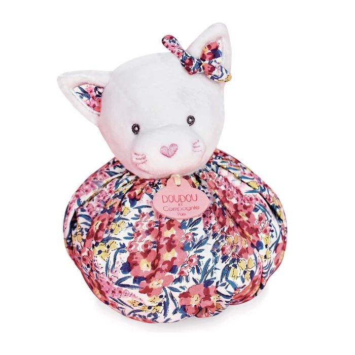 Doudou Boule chat doudou 25cm