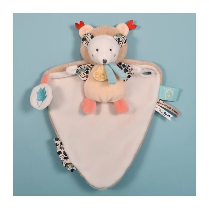 Doudou Papillote ours doudou 28cm