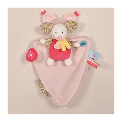 Doudou Papillote souris doudou 28cm