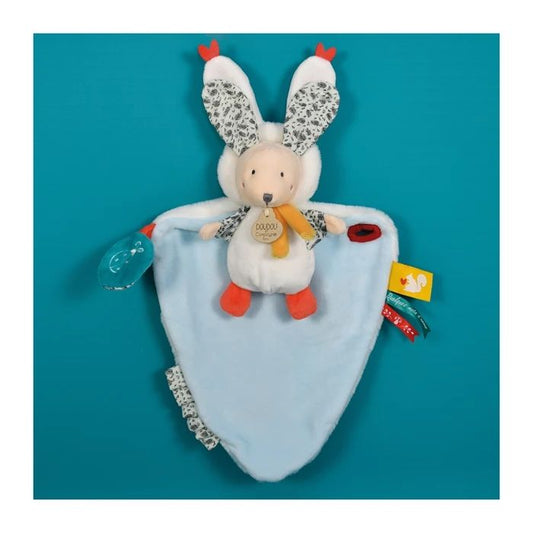 Doudou Papillote lapin doudou 28cm