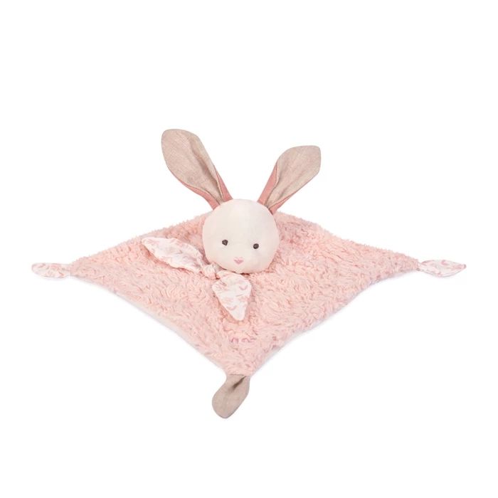 Doudou Bio Hase Schmusetuch, rosa 25cm