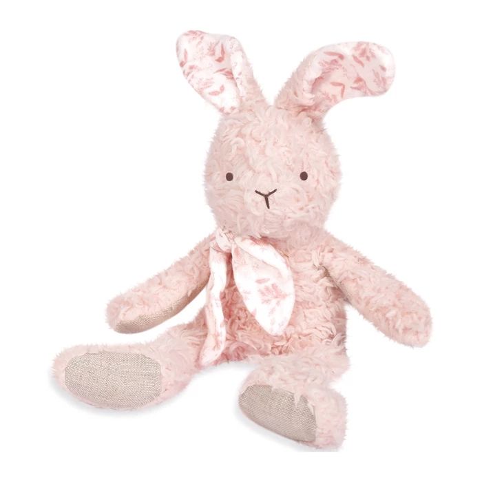 Doudou organic rabbit, pink 25cm