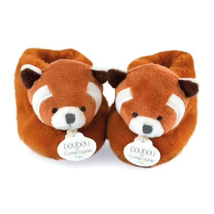 Doudou Unicef ​​footies with rattle Red Panda 0-6M