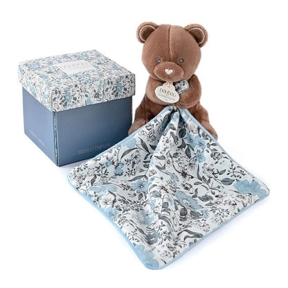 Doudou ours avec doudou 12cm