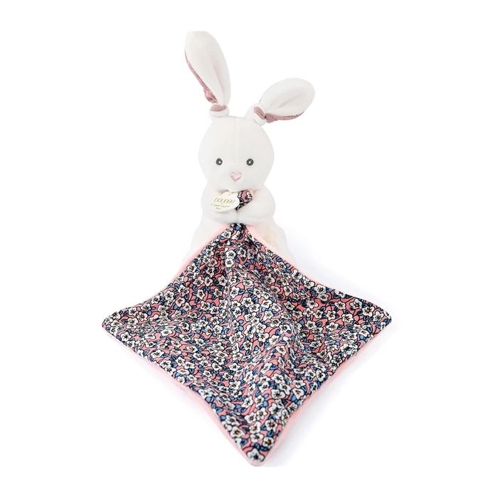 Doudou lapin avec doudou 12cm