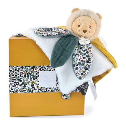 Doudou doudou fleur de lion 27cm