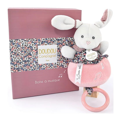 Doudou musical toy rabbit 20cm