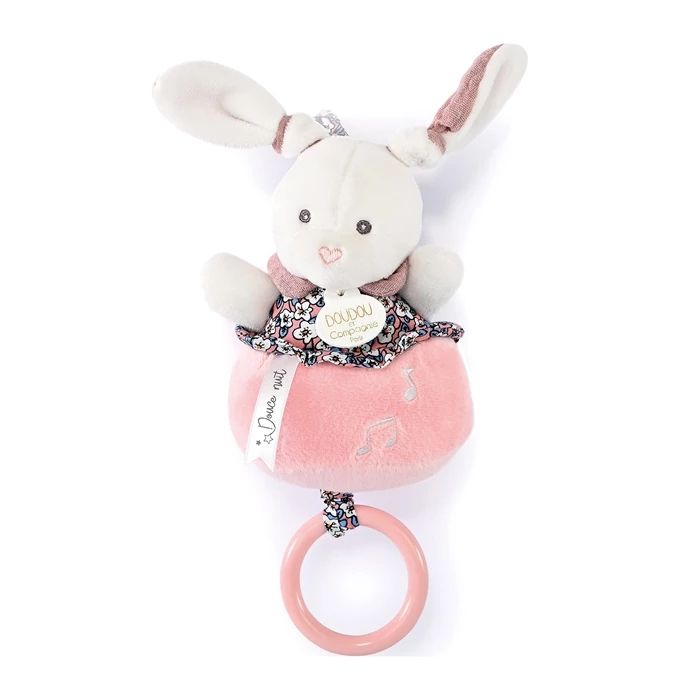 Doudou musical toy rabbit 20cm