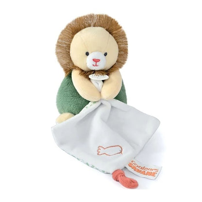 Doudou lion with comfort blanket 15cm