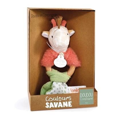 Doudou Giraffe Rattle 15cm