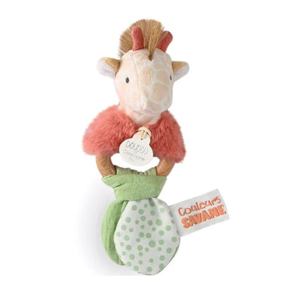 Doudou hochet girafe 15cm