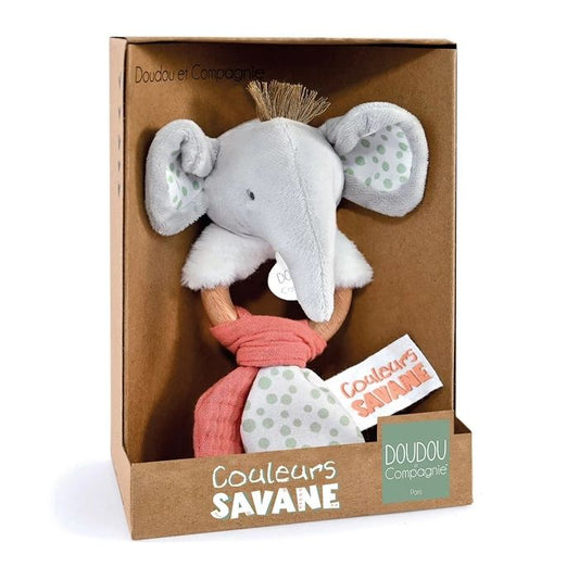 Doudou elephant rattle 15cm