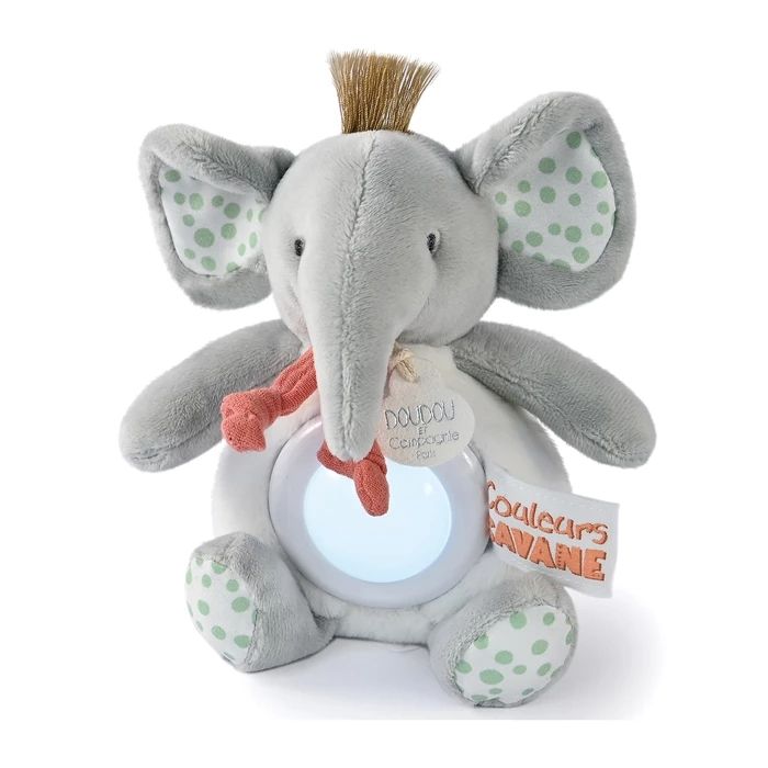 Doudou night light elephant 15cm