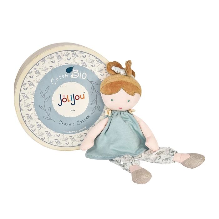 Doudou poupée de chiffon Bleuette 30cm