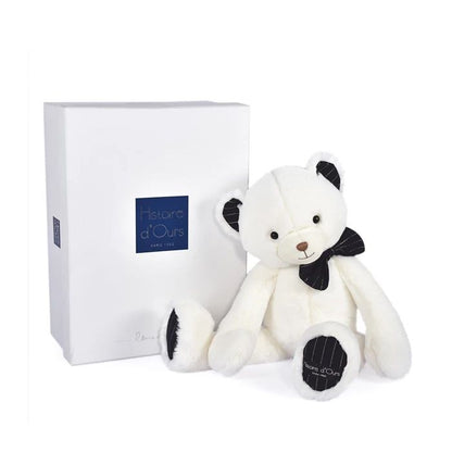 Doudou Preppy Chic Bear, ivory 40cm