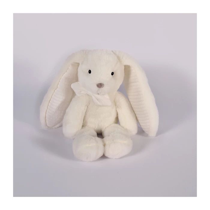 Doudou Preppy Chic Rabbit, white 40cm